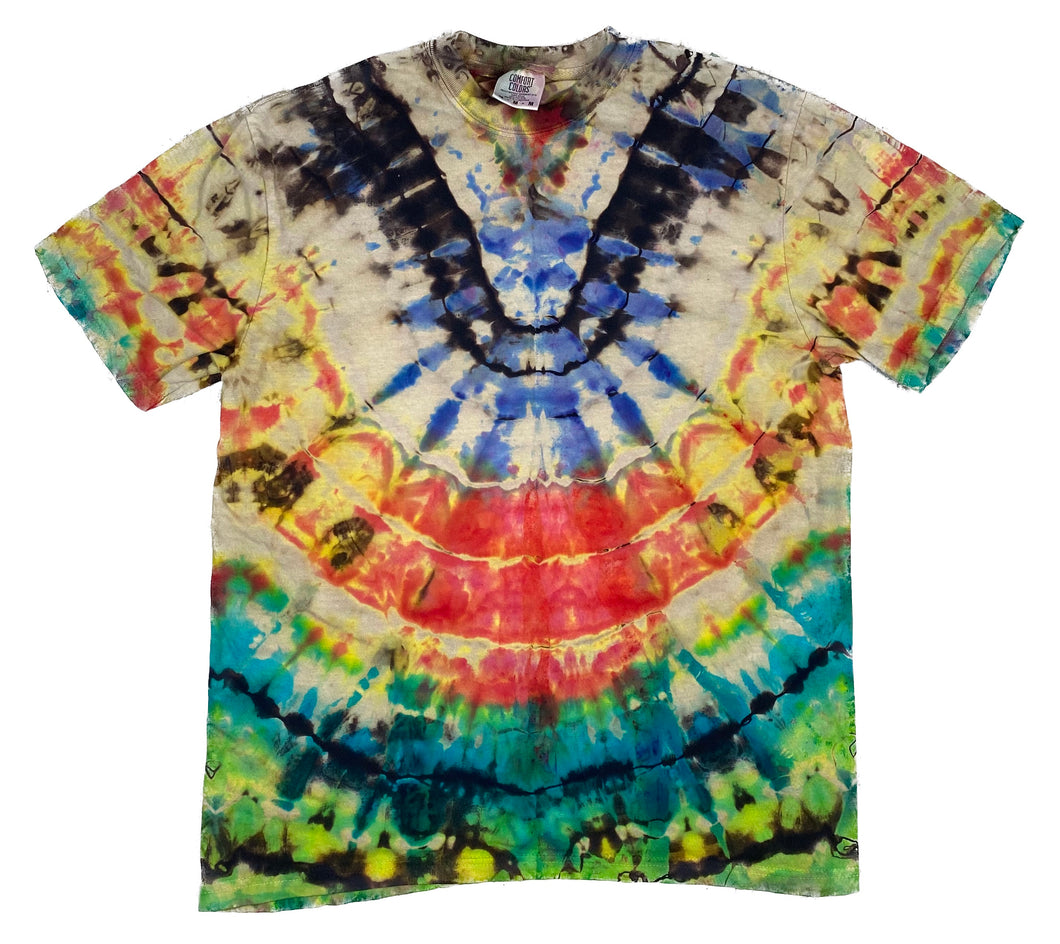 Short Sleeve Reverse Tie Dye T-Shirt Medium