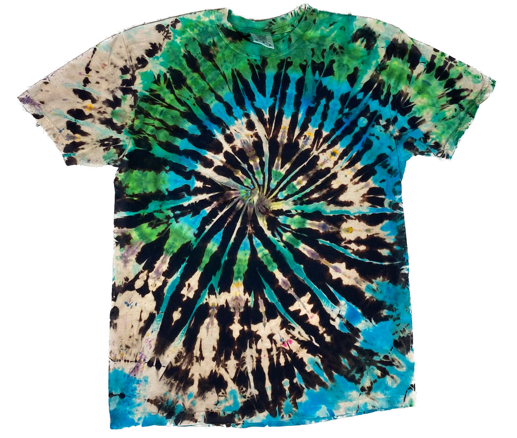 Short Sleeve Reverse Tie Dye T-Shirt Medium